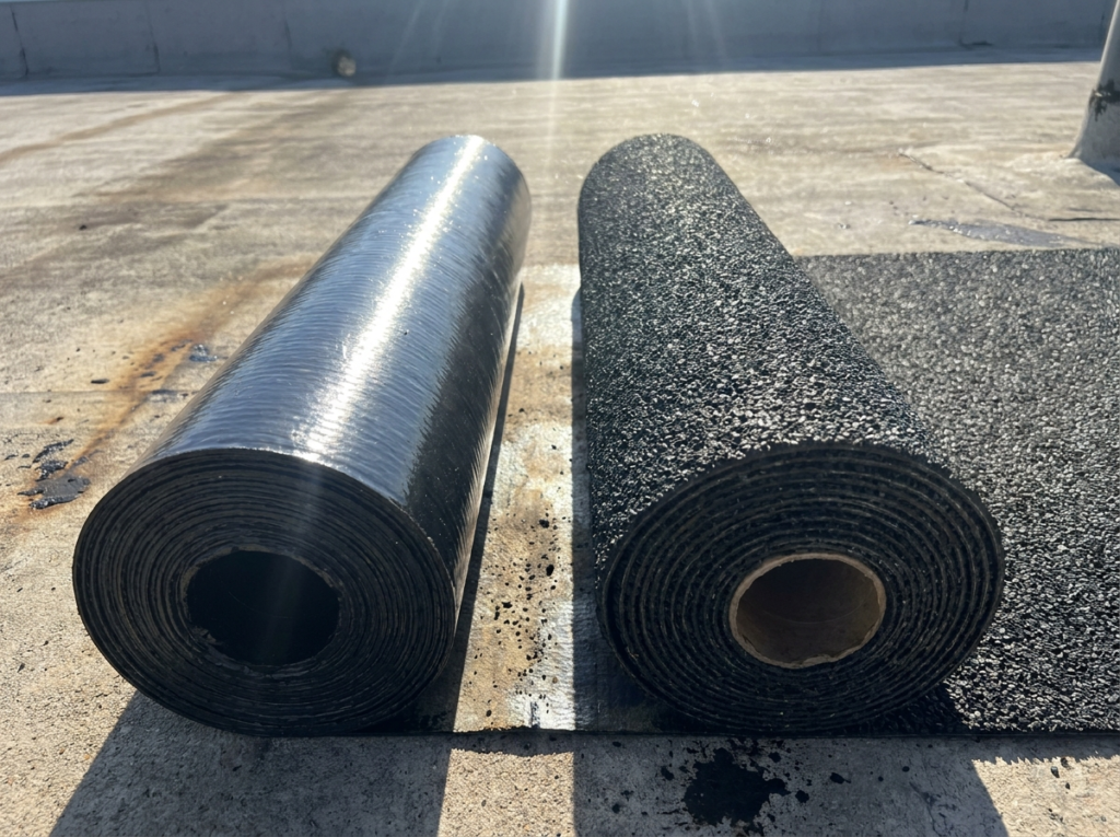 APP and SBS modified bitumen membrane rolls compared