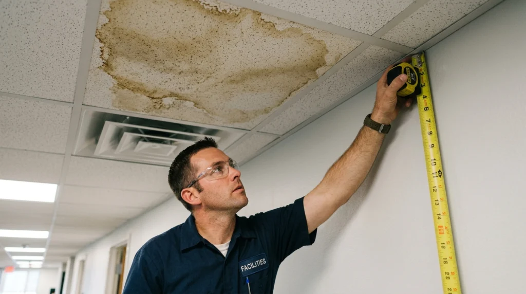 How to find a leak on a flat commercial roof in Houston