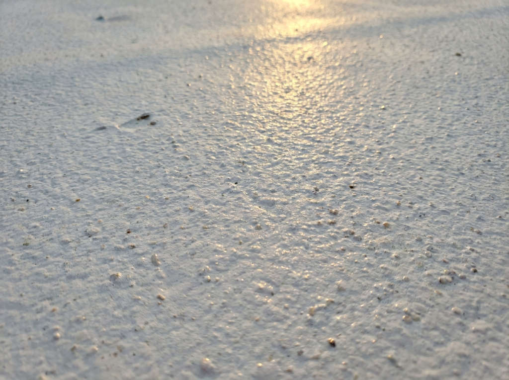 Finished SPF roof surface texture in Houston
