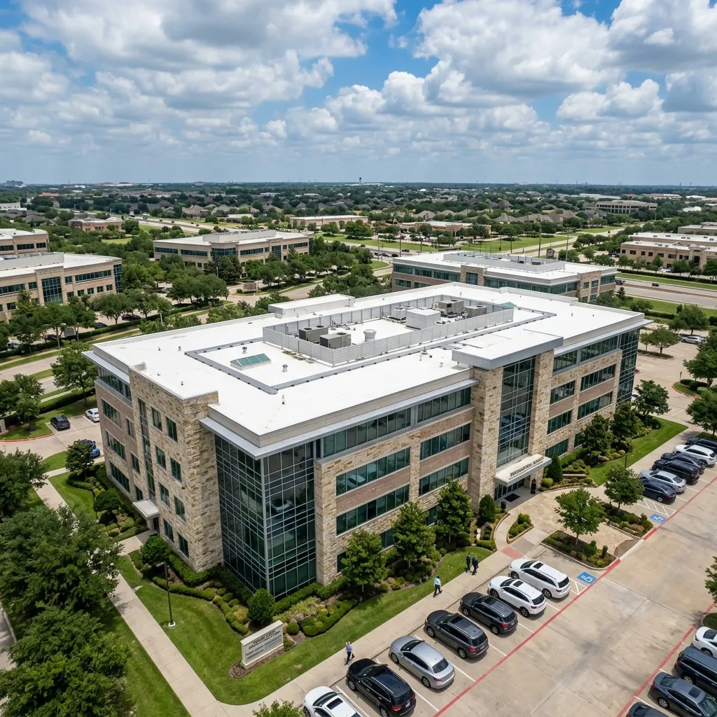 Well-maintained commercial building in Sugar Land, TX
